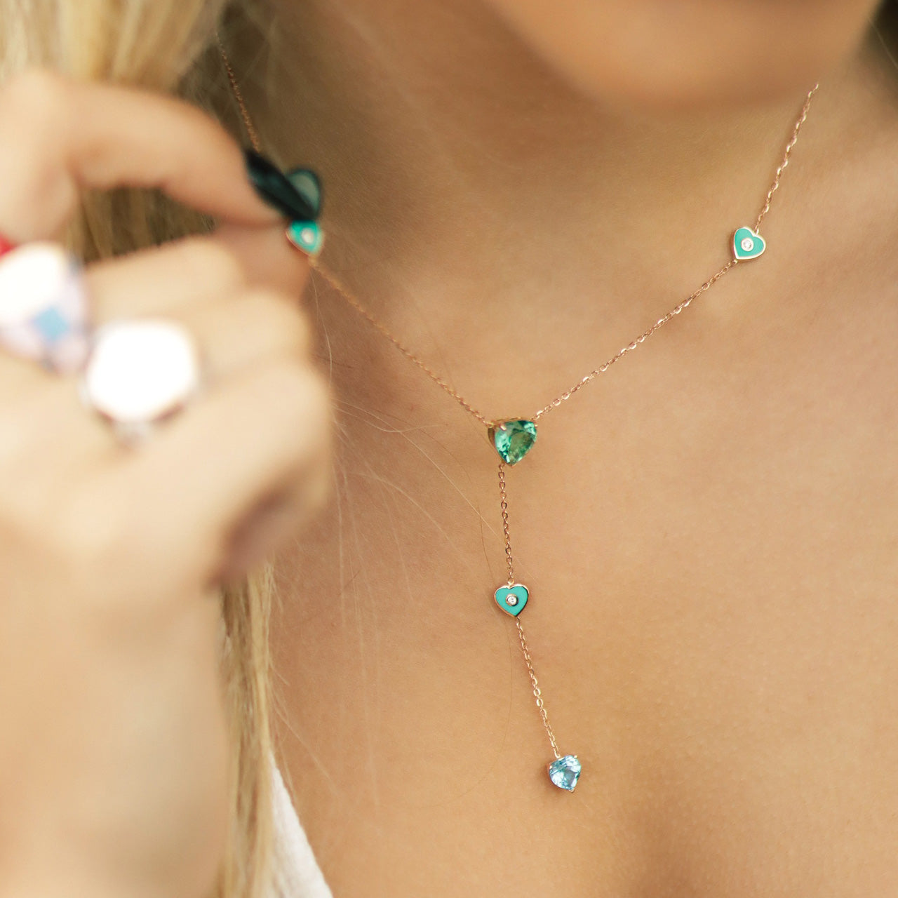 Turquoise Stone Heart Stone