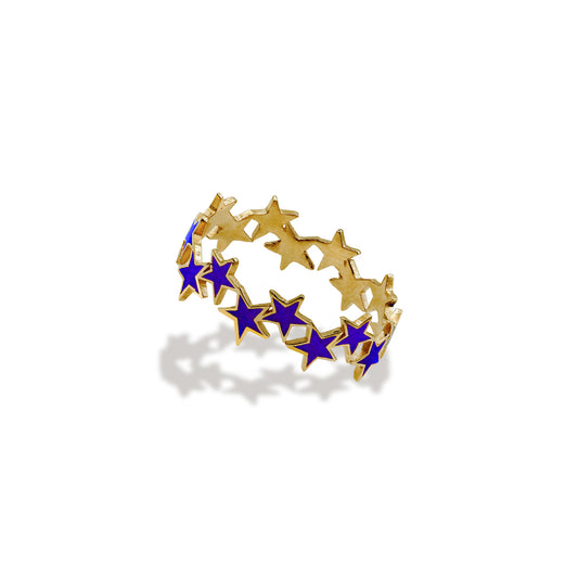 Blue Stars Ring