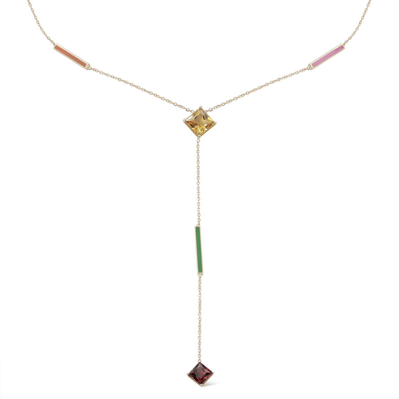 Colored Pendant Sautoir