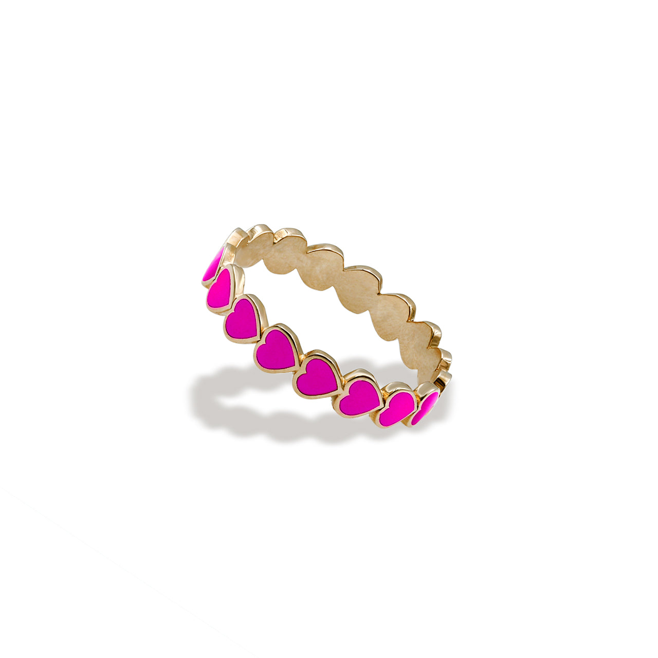 Fushia Heart Ring