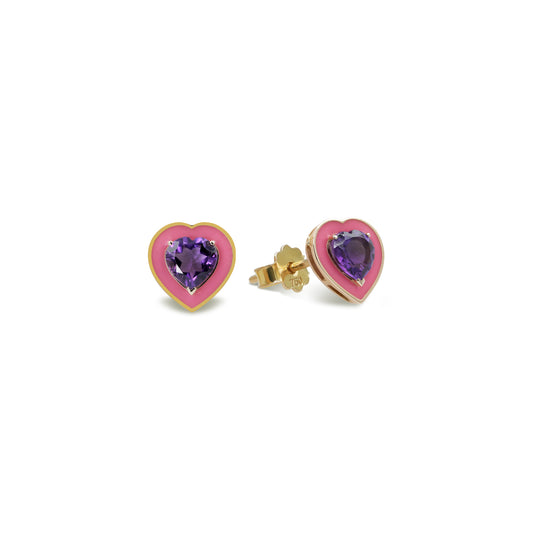 Purple Amethyst Earrings