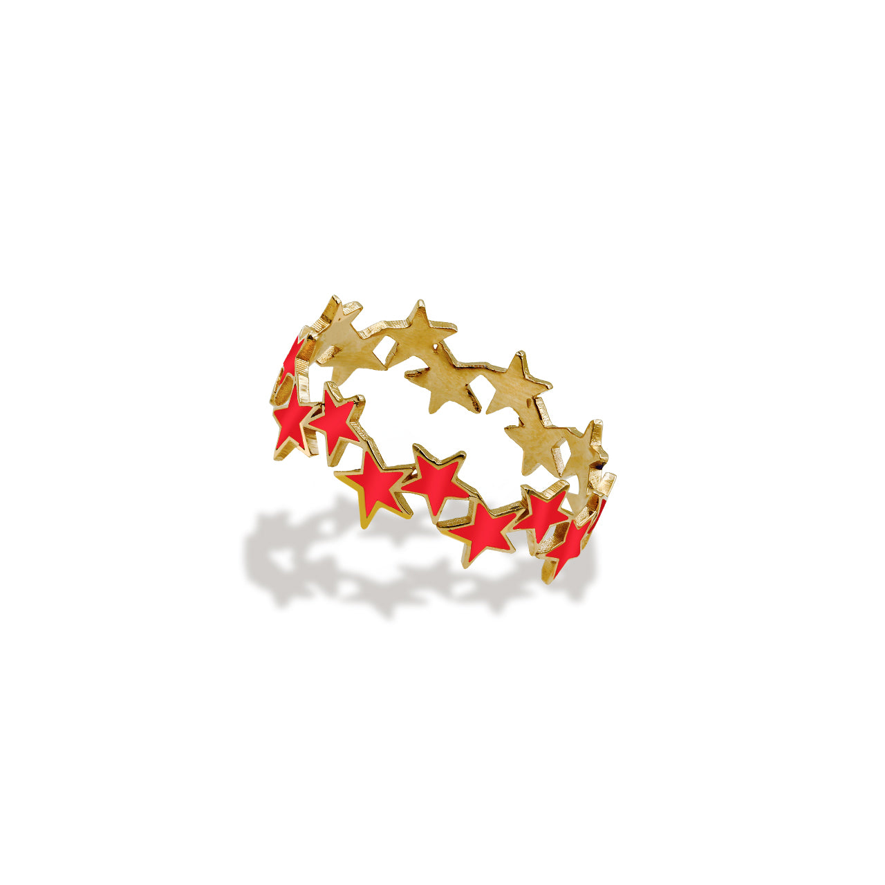 Red Stars Ring