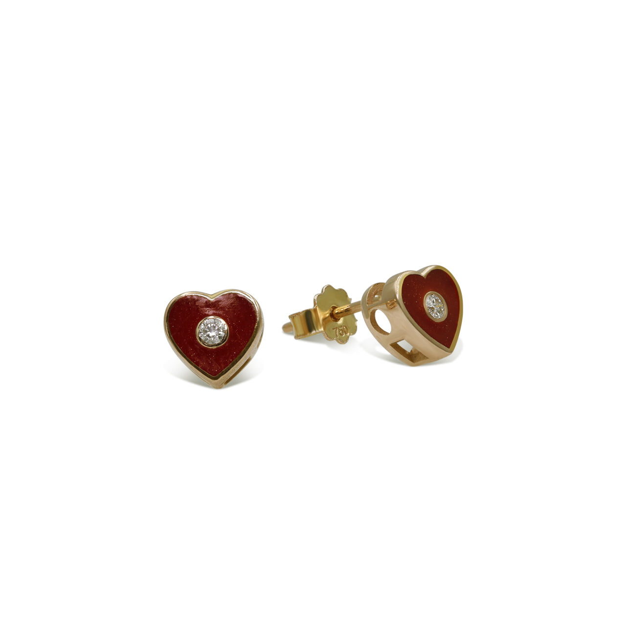 Red Enamel Heart