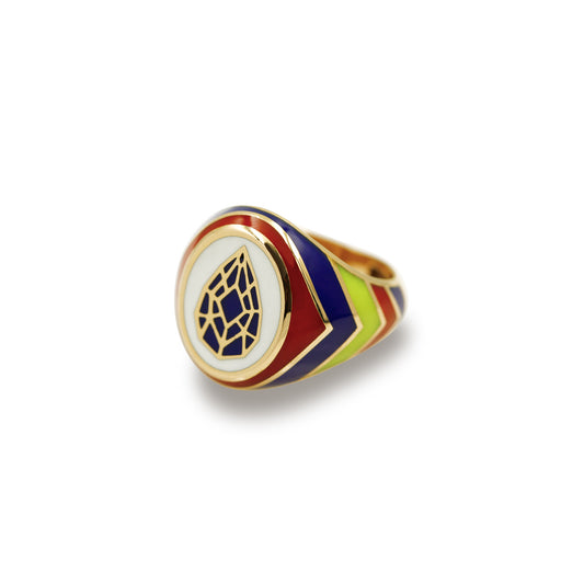 Colored Enamel Ring
